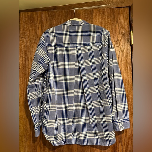 Grayson blue gingham button up - Picture 2 of 5
